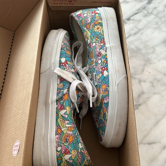Mushroom Floral Vans - Picture 8 of 8